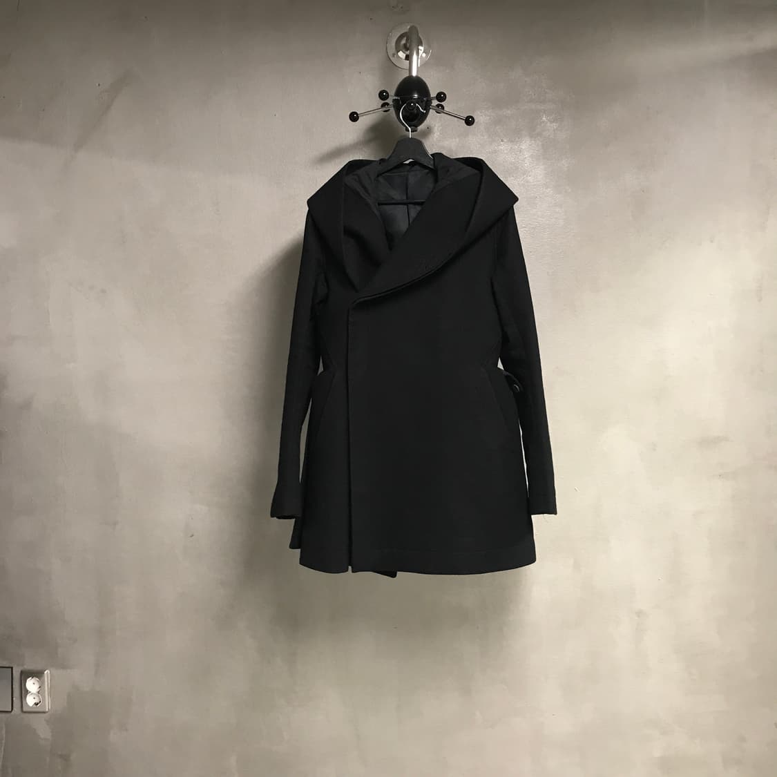 릭오웬스 블랙 코트 M(W) 상품이미지1