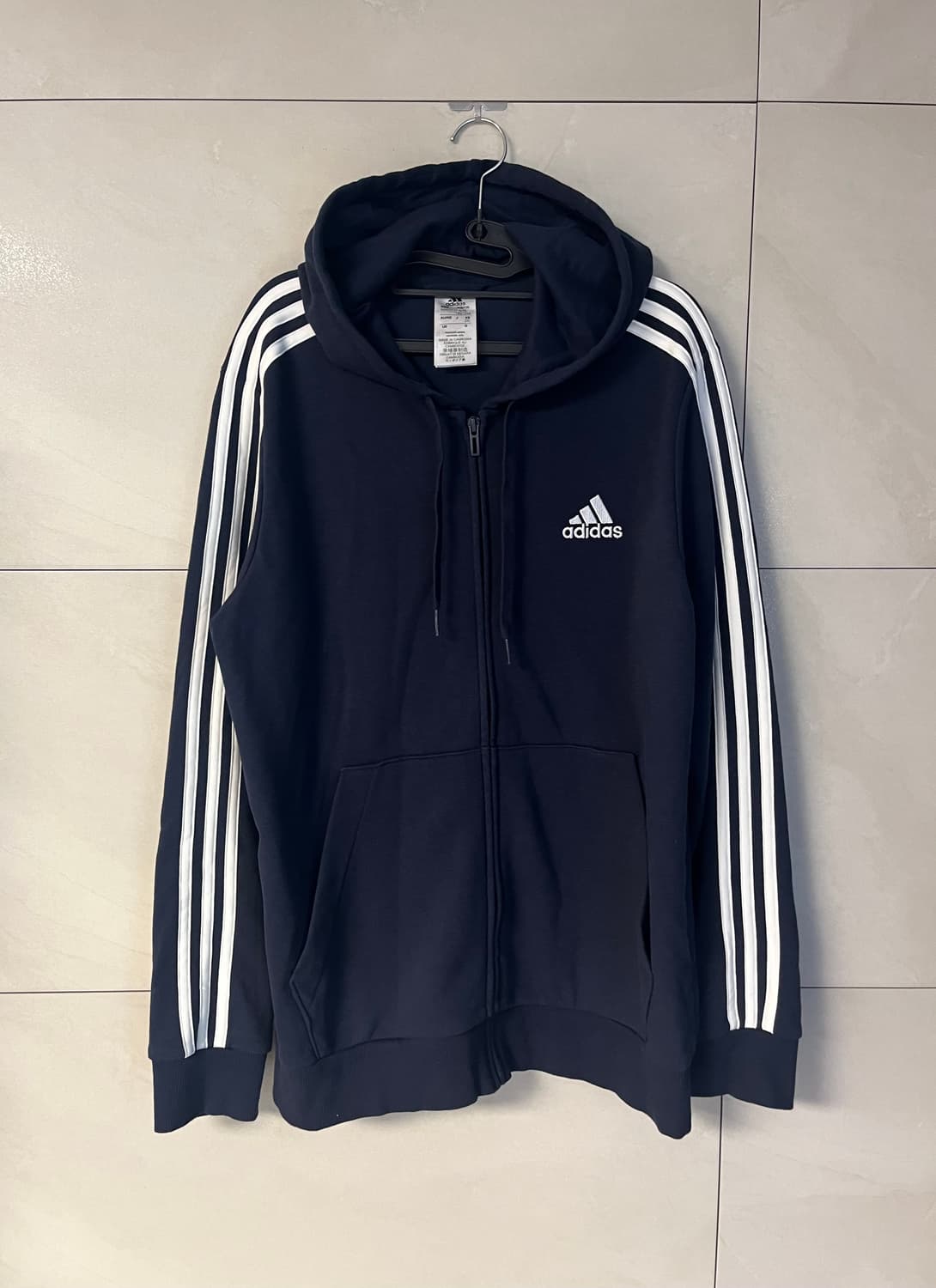 아디다스 네이비 후드집업 (2XL size) 상품이미지1