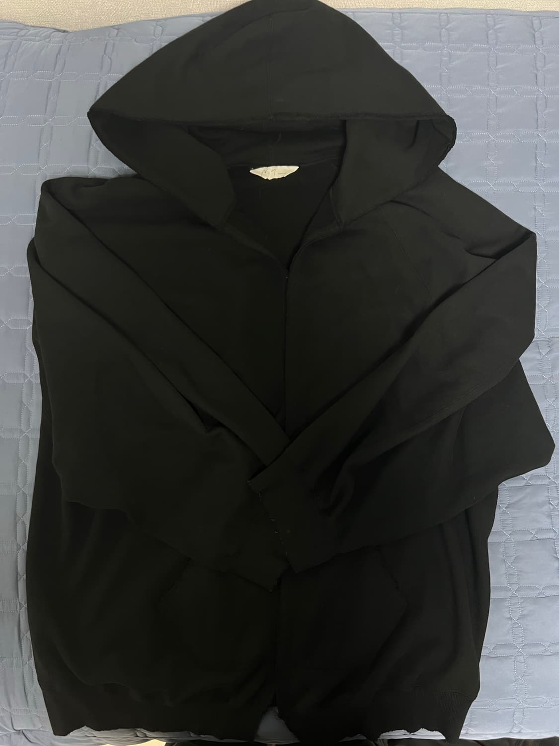 안셀름 over sweat coat hoodie black 상품이미지3