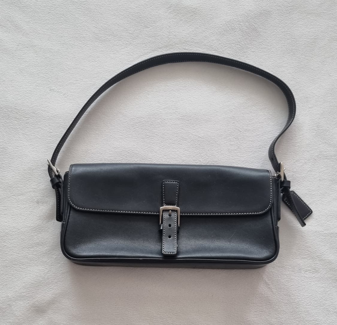 빈티지 코치 블랙 숄더백 상품이미지1