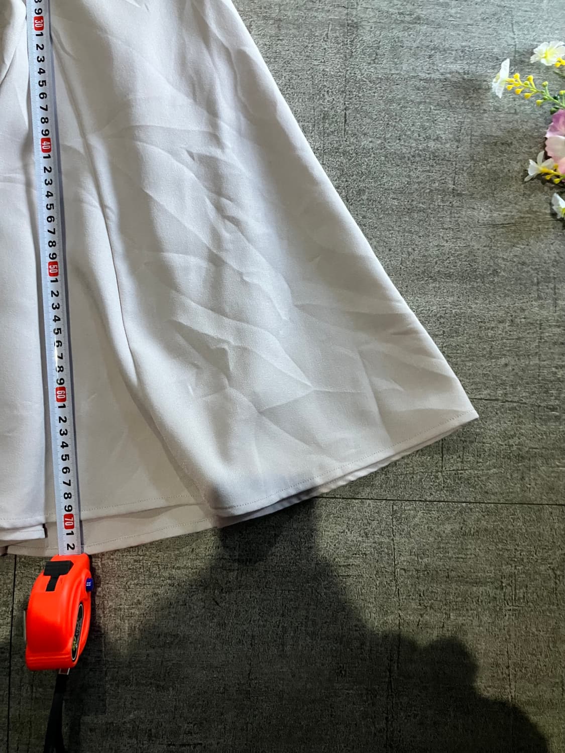 일본빈티지 하구미모리걸 달천깔페어리 아오이유우 퍼퓰럼 a핏 미디스커트 상품이미지3