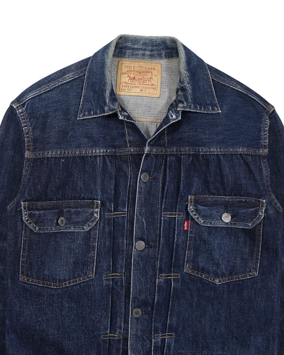LVC 507XX 2세대 데님 자켓 빅E 셀비지 워싱턴 공장 리바이스 상품이미지4