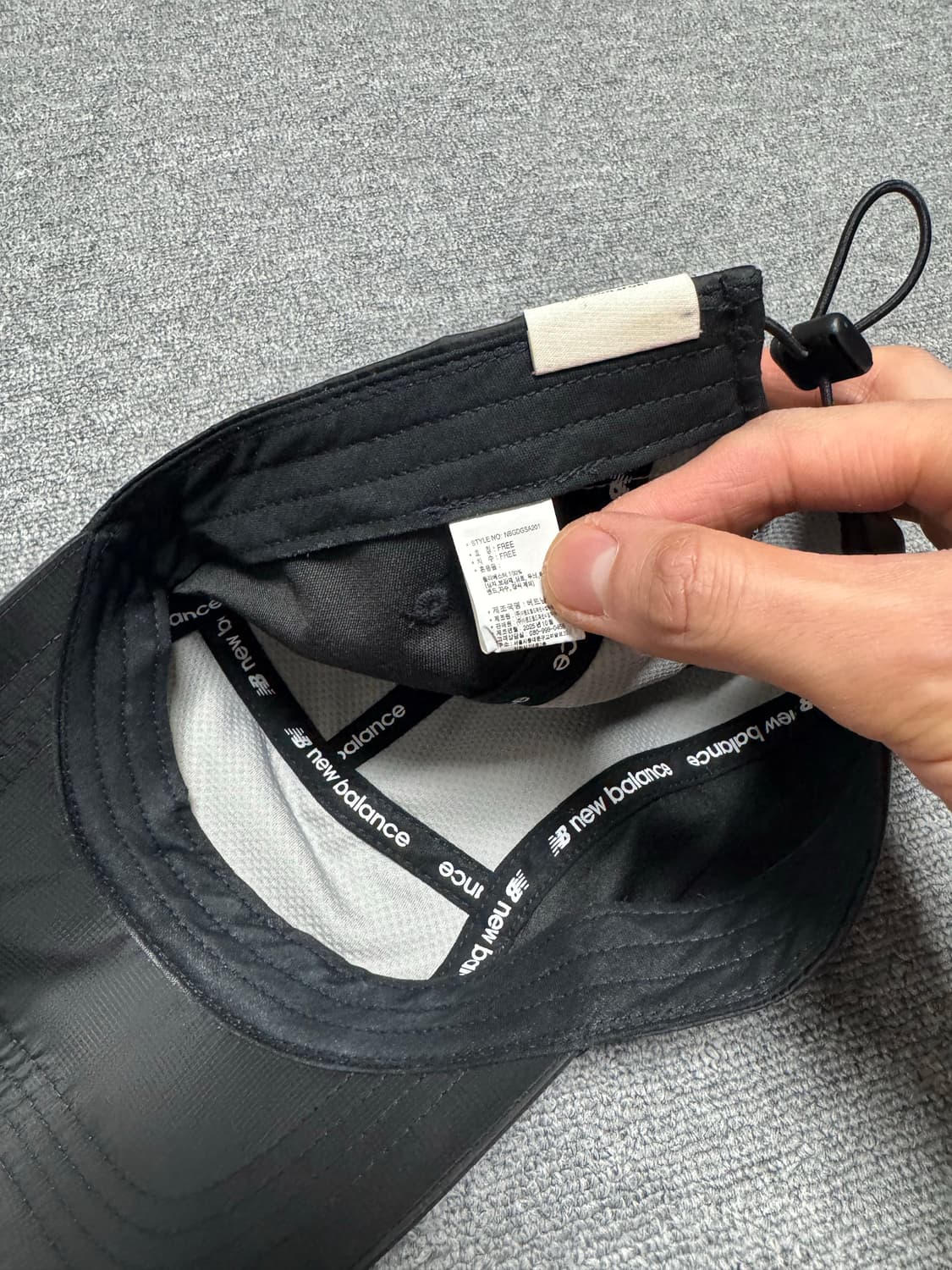 뉴발란스 익스클루시브 나일론 볼캡(free) 판매합니다 상품이미지3