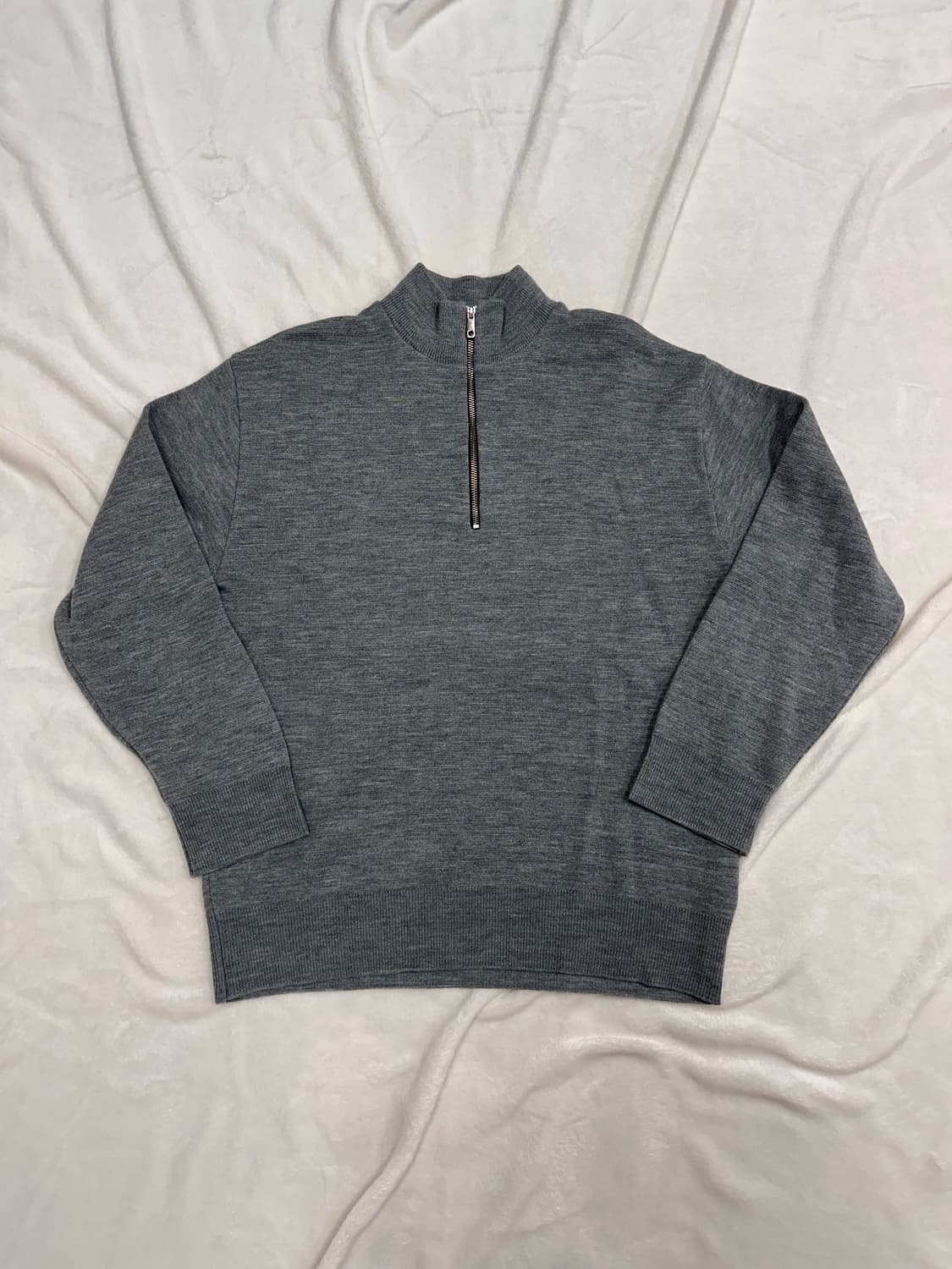 (1)유나이티드 도쿄 하프집업 니트 그레이 상품이미지1