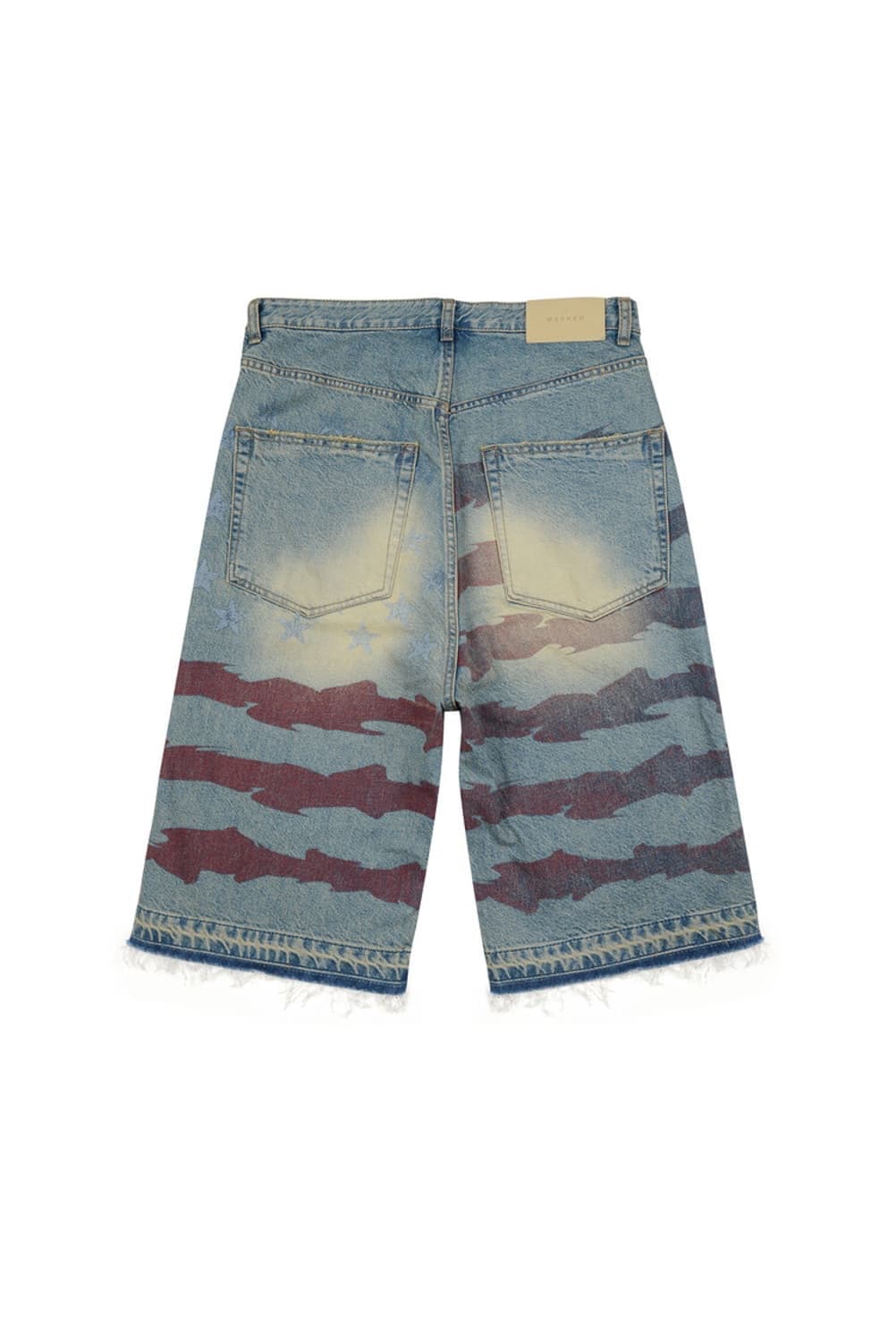 (2)웨스켄 성조기 하프 데님 상품이미지2