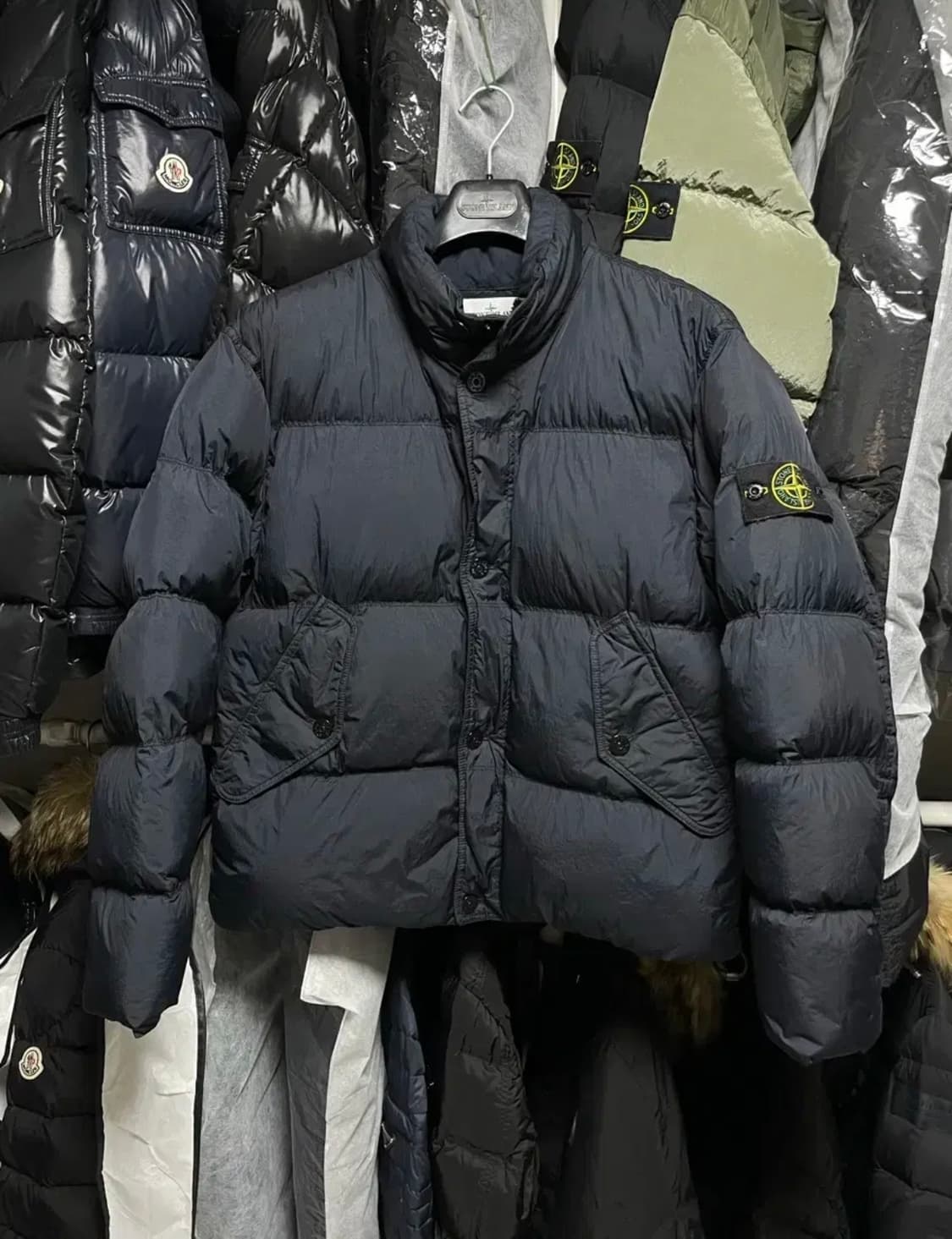 [정품/L] 스톤아일랜드 가먼트 다잉 크링클랩스 상품이미지1