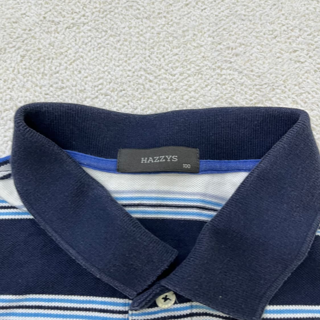 100 헤지스 반팔 카라 티셔츠 0414M 상품이미지2