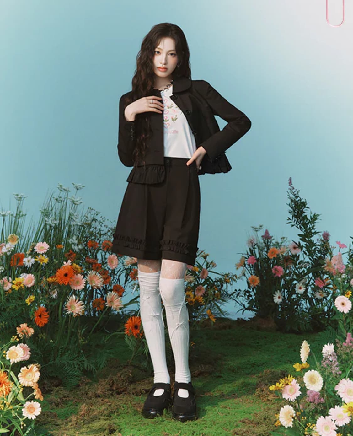 민주킴 x 에잇세컨즈 프릴 반바지 상품이미지6