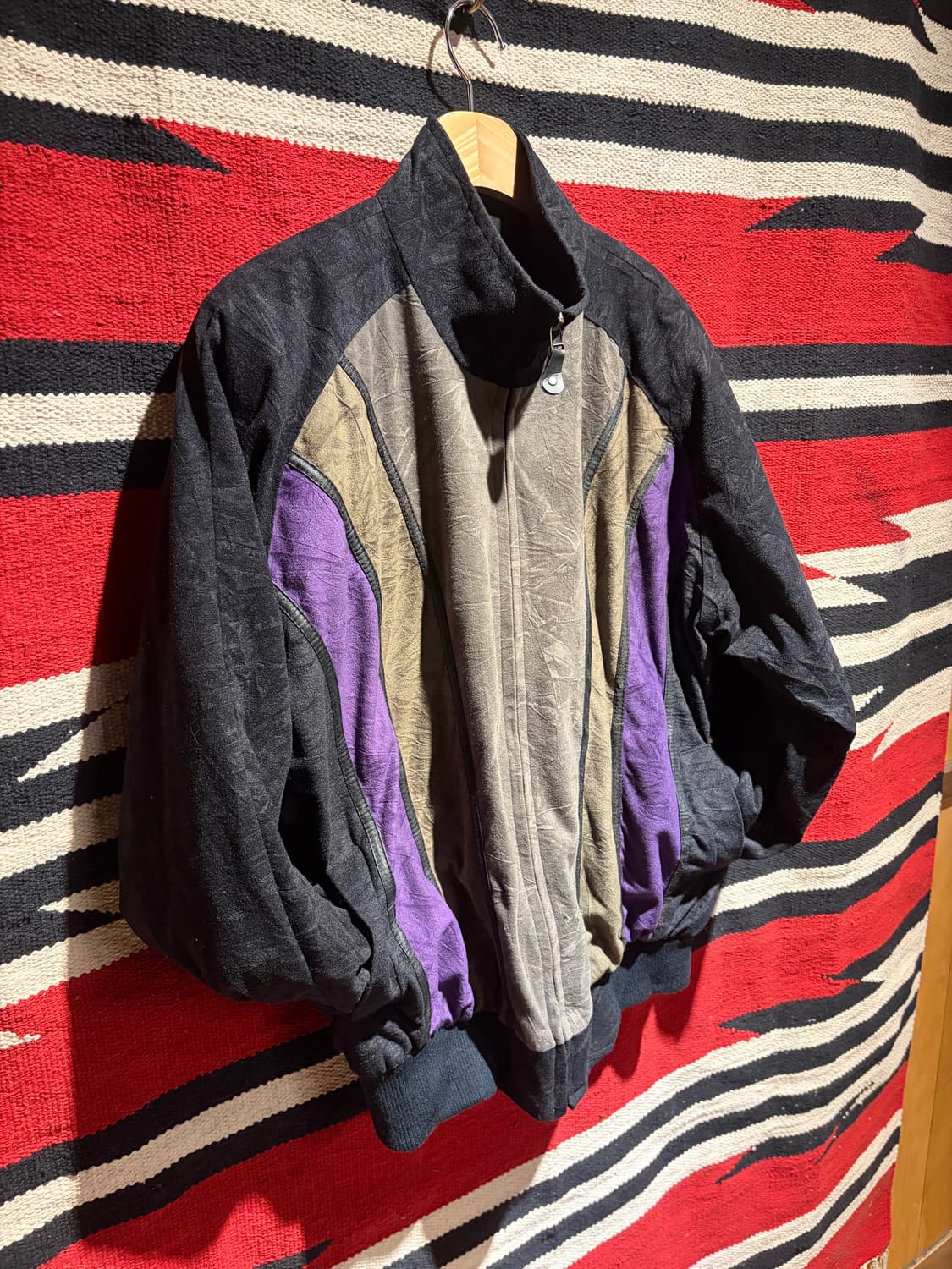 Native color way blouson / 컬러웨이 봄버 블루종 상품이미지2