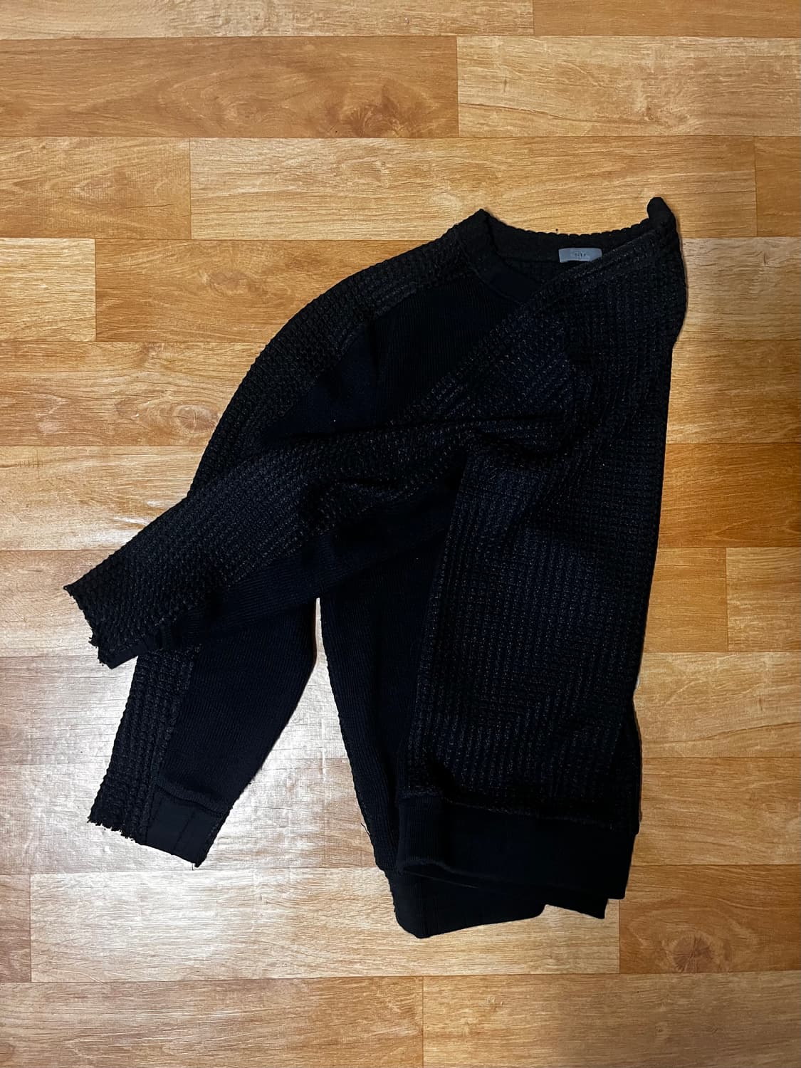 XS사이즈) xlim EP.8 01 KNIT BLACK 상품이미지4