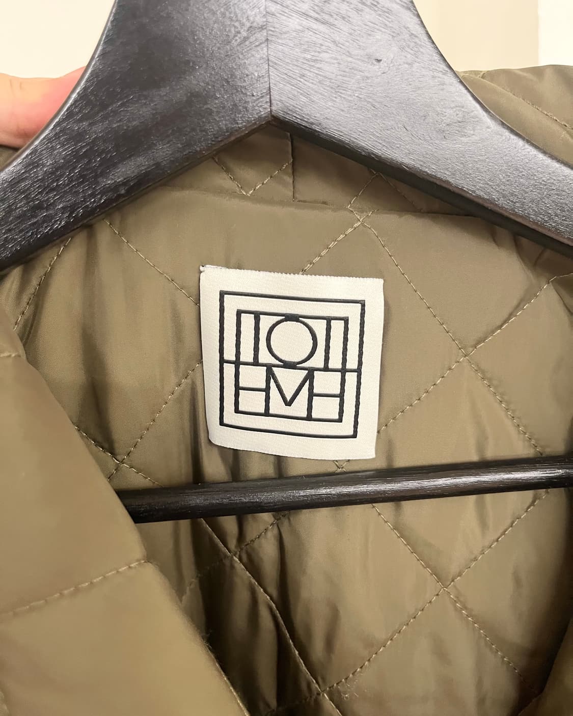 토템 카키 다이아몬드 퀼티드 자켓 상품이미지6