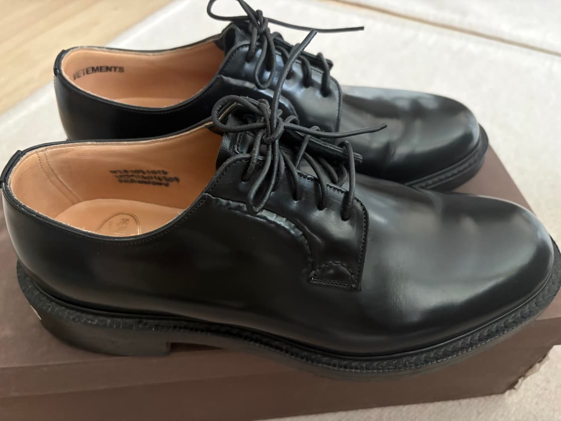 베트멍 처치스 새넌 더비 슈즈 블랙 / 42 상품이미지6