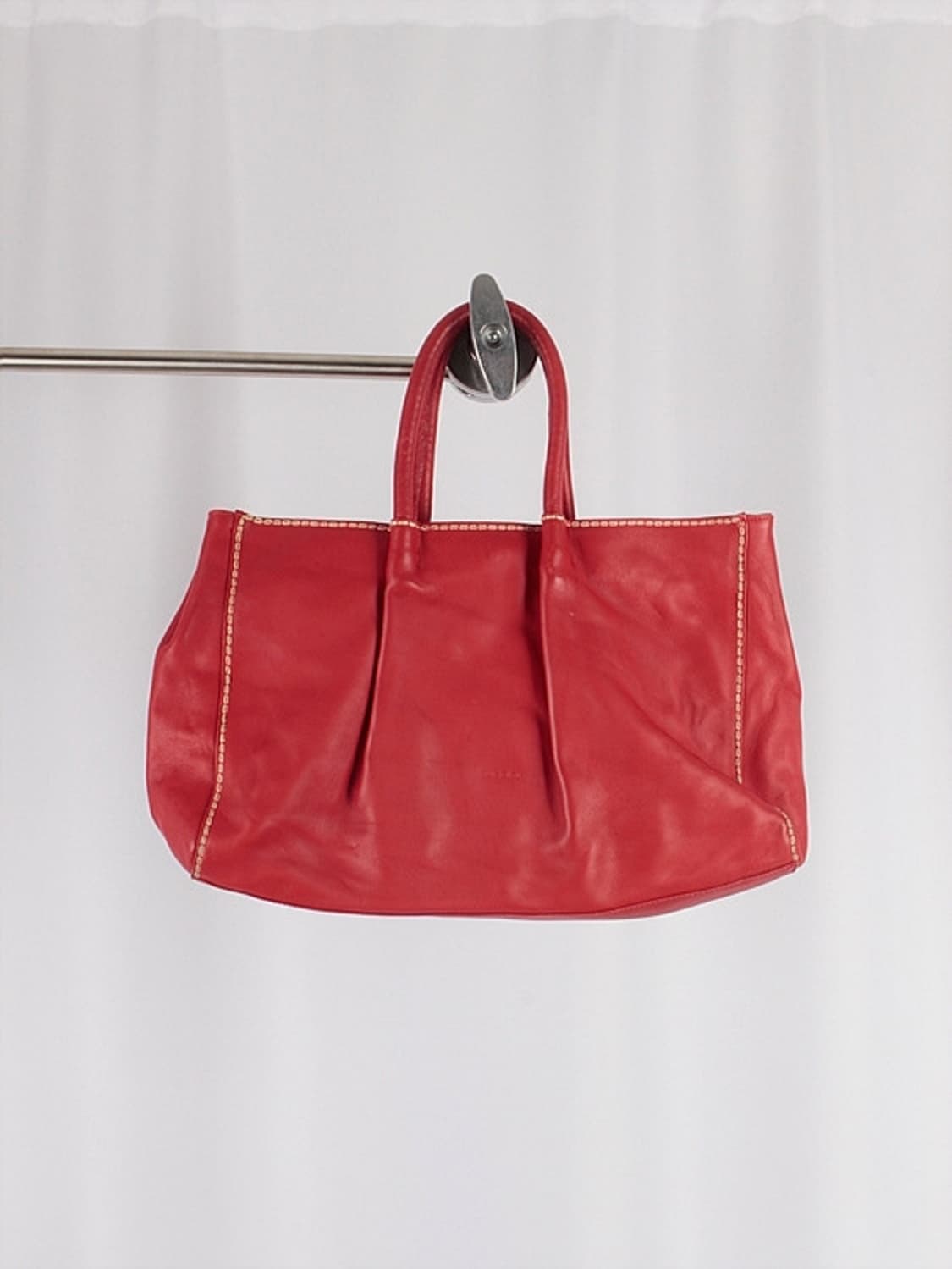 Marco Buggiani 마르코 부기아니 레드 가죽 가방 상품이미지1