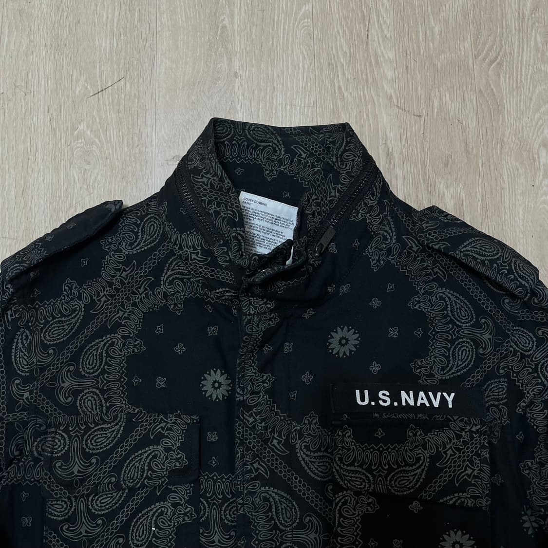 코데즈컴바인 페이즐리 M65 야상 자켓 L/100 상품이미지2