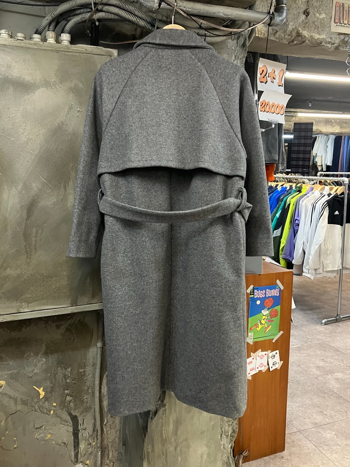 빈티지 롱 코트 차콜  #csz2911 상품이미지2