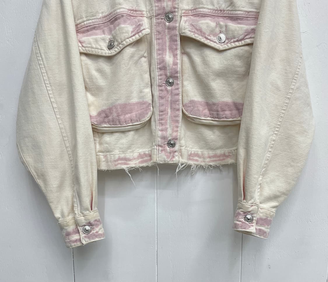 풀앤베어(PULL&BEAR) 타이다이 데님 자켓 상품이미지5