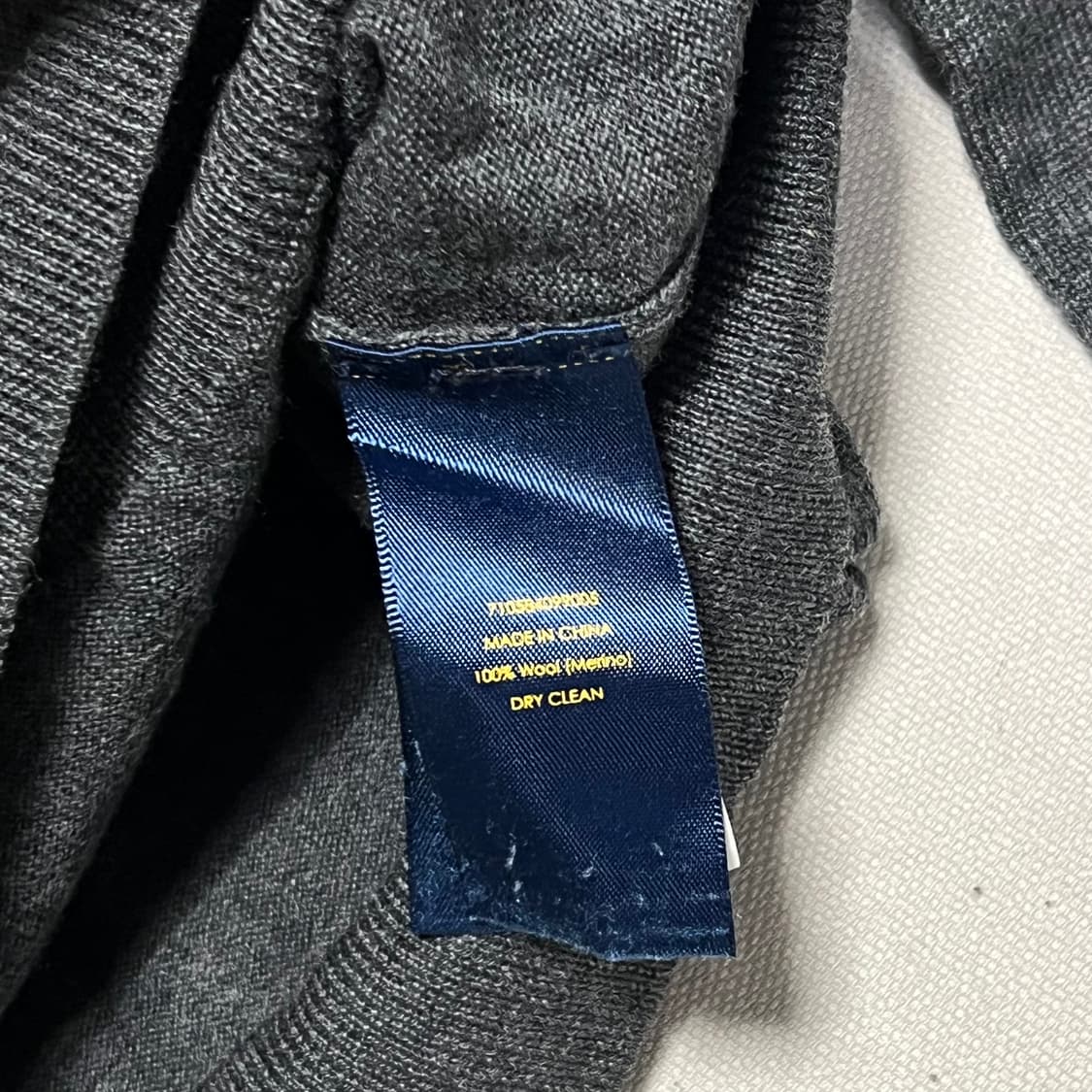 M 폴로랄프로렌 챠콜 울 니트 상품이미지5