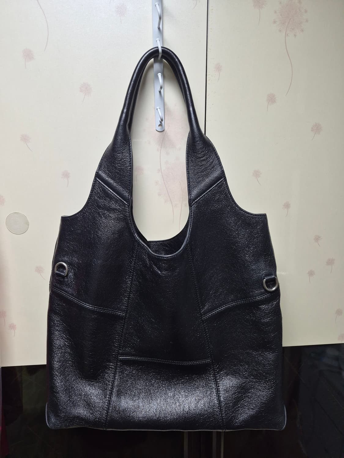 벨리에 프로치다 백 레더 블랙 상품이미지2