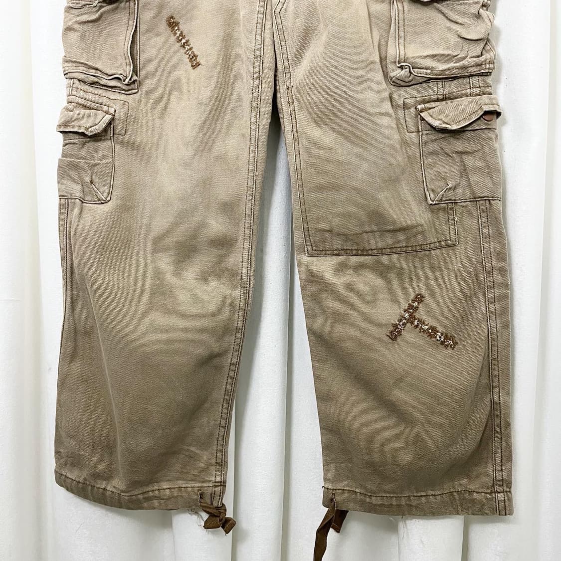 로카웨어 베이지 카고 조거 팬츠 상품이미지3