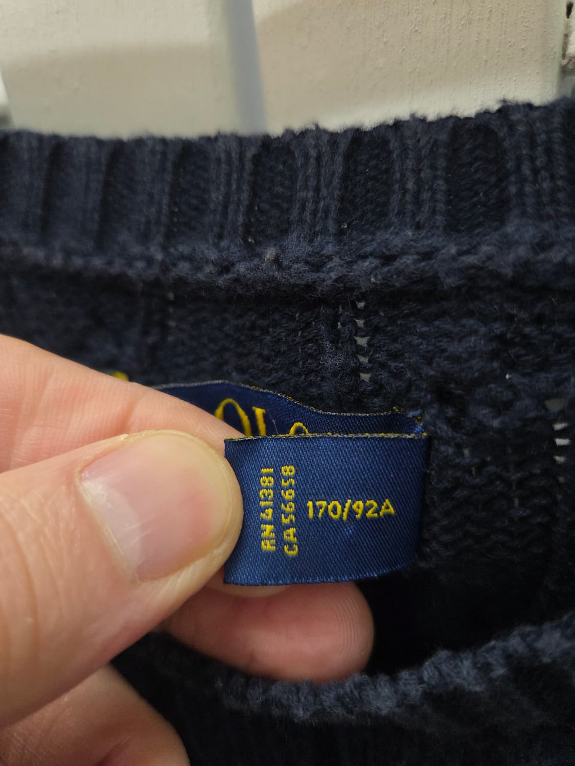 폴로 랄프로렌 꽈배기 니트 상품이미지3