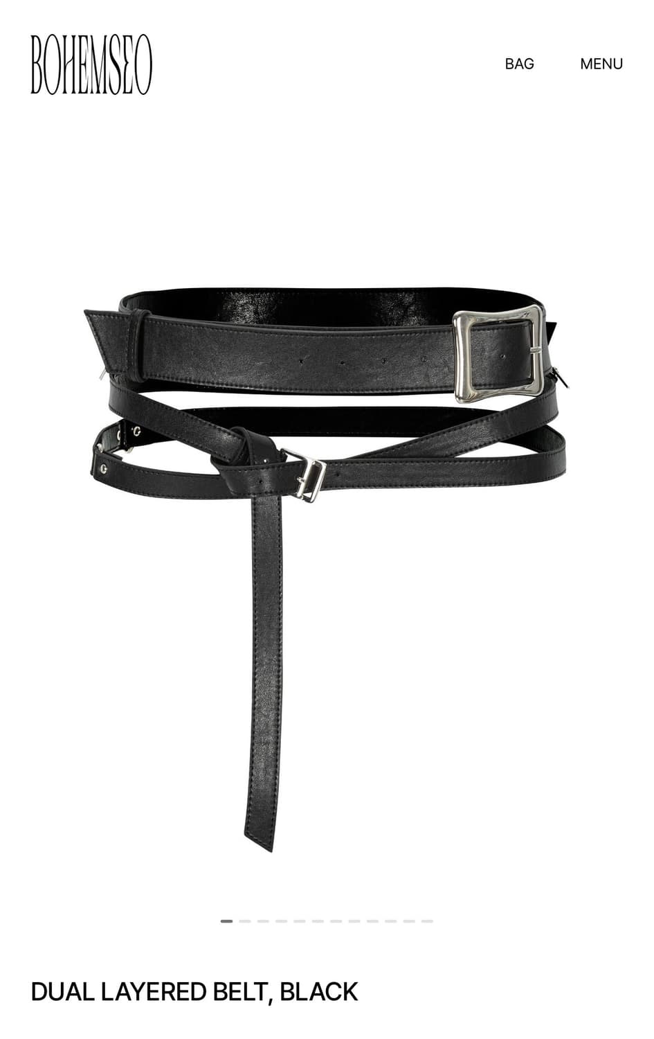 보헤미안 서울 25FALL / DUAL LAYERED BELT 상품이미지1