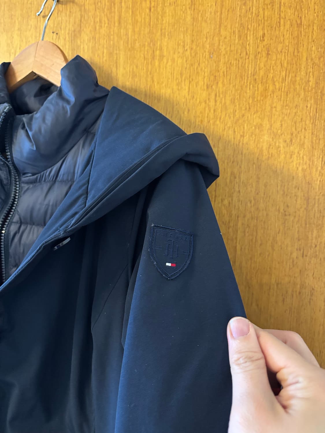 타미힐피거 네이비 여자 야상 점퍼 상품이미지3
