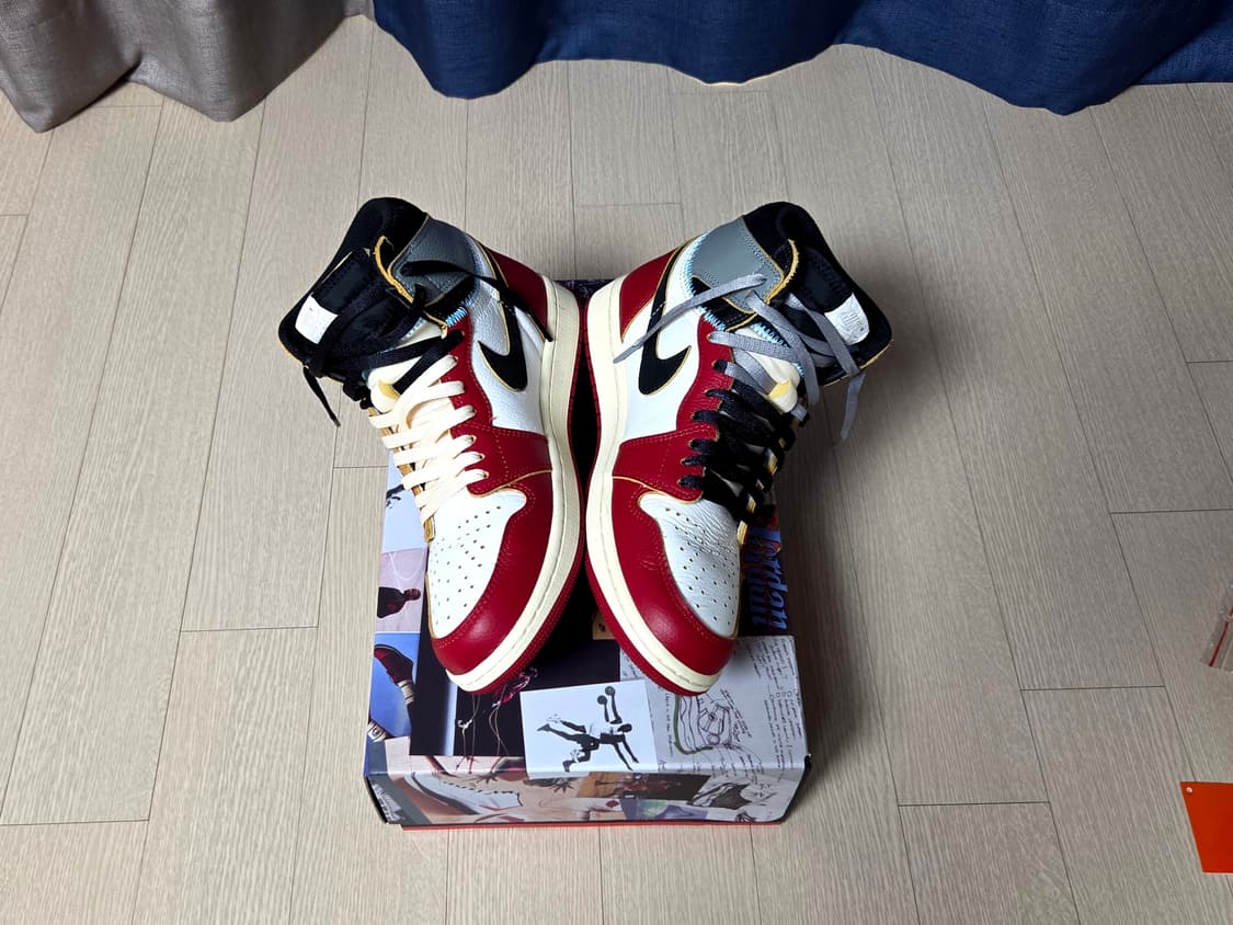 [나코탭] 조던1 하이 유니온 OG 시카고 쉐도우 270 size 상품이미지4