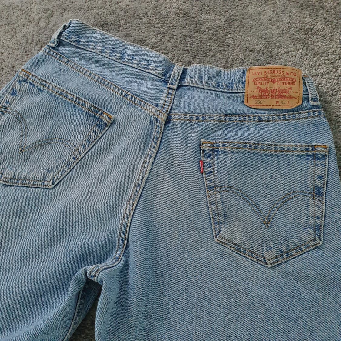Levi's 550 릴렉스드 핏 데님 반바지 상품이미지6
