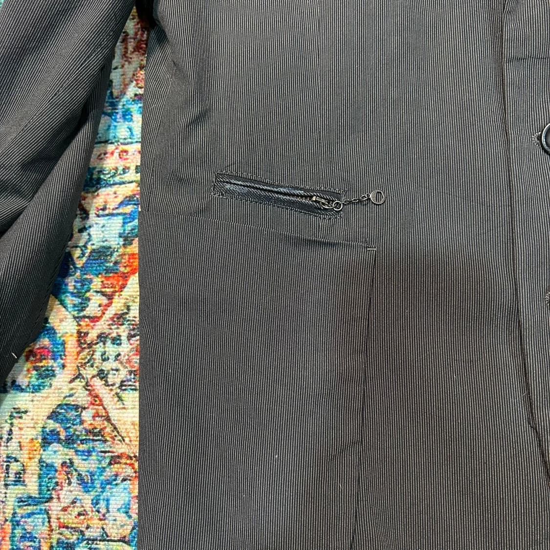 [M] 디젤 데님카라  스트라이프 엔진 블레이저 상품이미지4