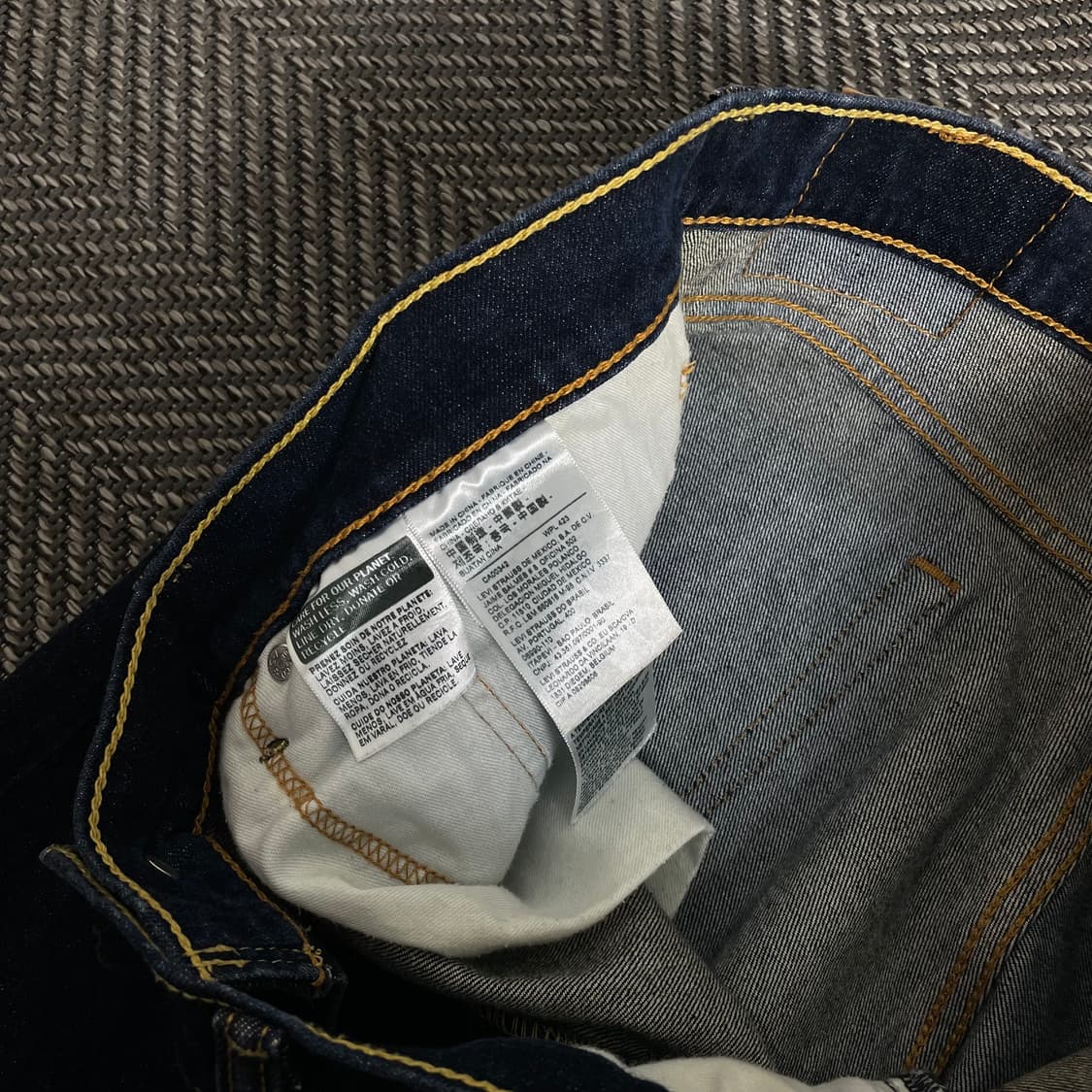 리바이스 511 인디고 데님 스트레이트 팬츠o 3073 상품이미지5