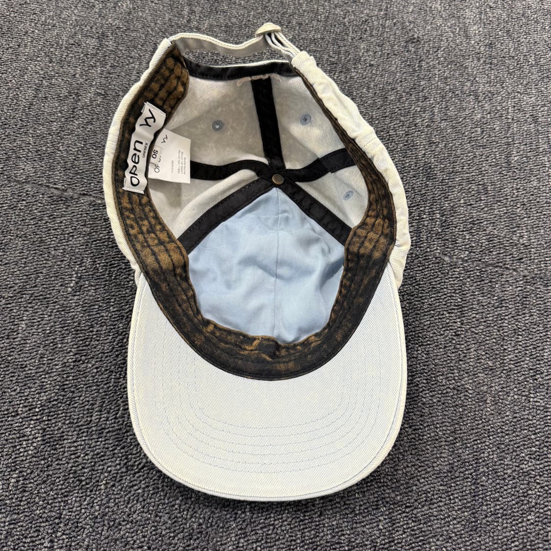 OPEN Yy 오픈와이와이 연청 데님 볼캡 상품이미지6