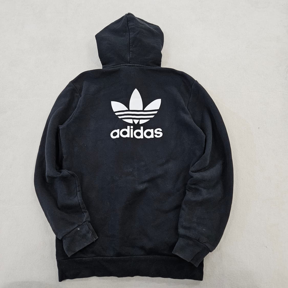 [M] 아디다스 트레포일 에센셜 블랙 후드 집업 자켓 0115YH2 상품이미지4