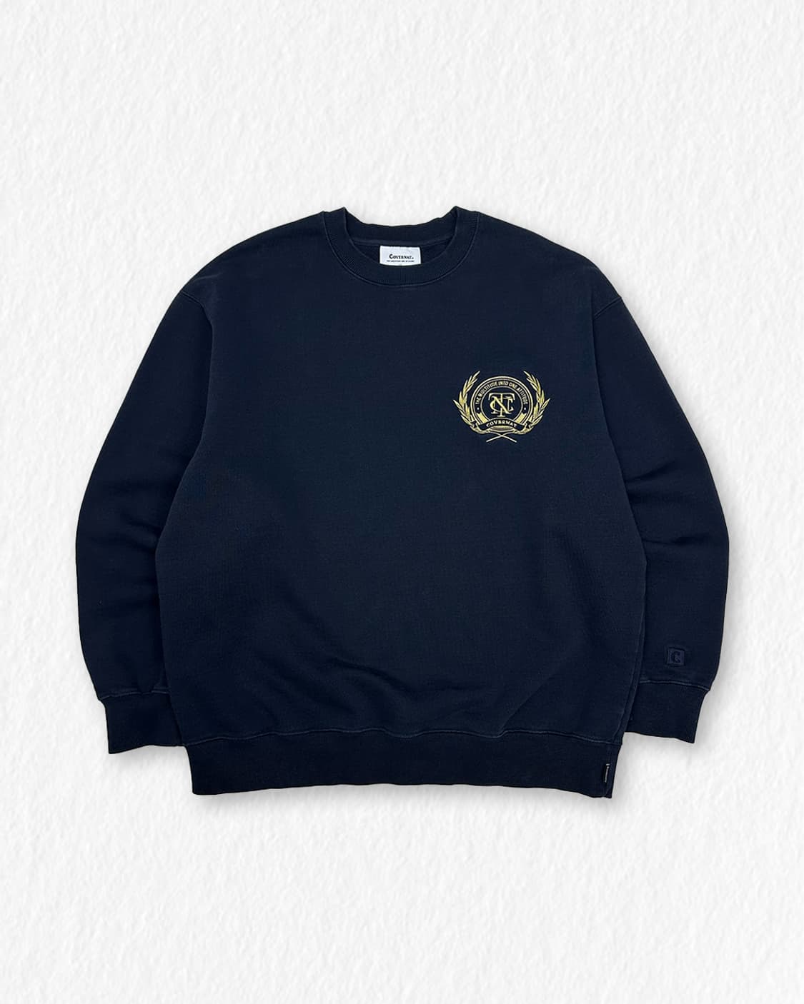 커버낫 헤비코튼 맨투맨 네이비 상품이미지1