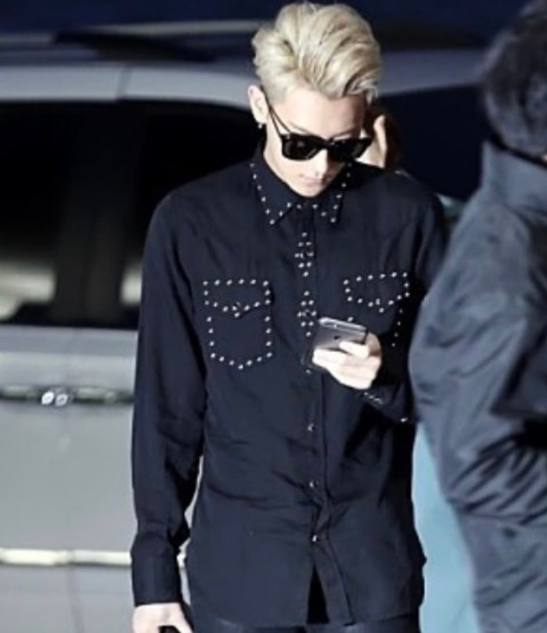 생로랑 / 스터드 웨스턴 셔츠 / 블랙 / 사이즈 L 상품이미지2