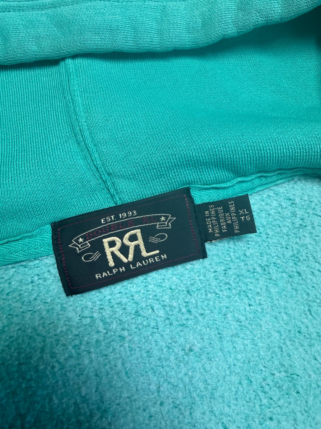 예전모델 rrl 더블알엘 후드집업 xl 레어템 상품이미지3