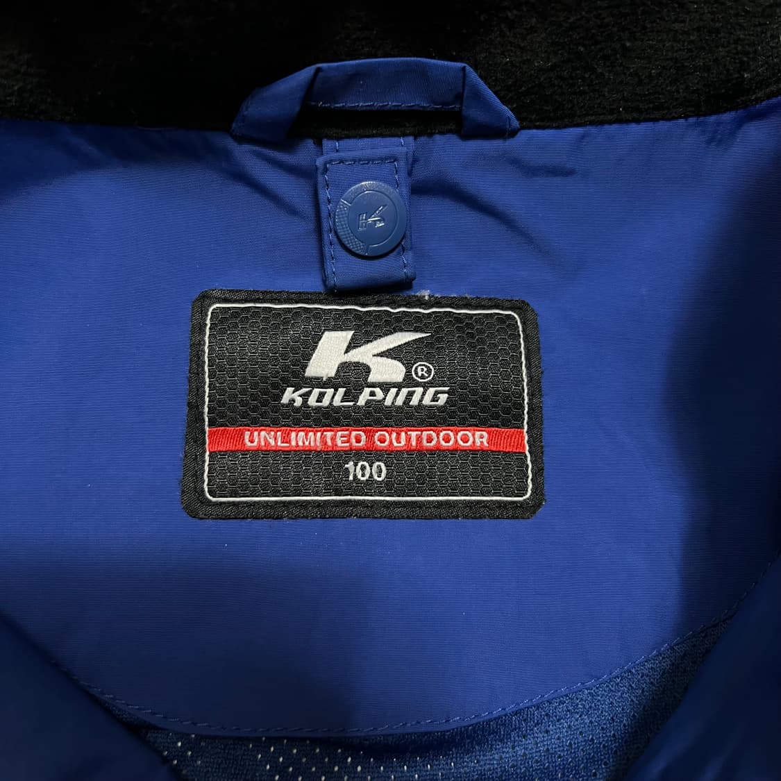 콜핑 여성 배색 기능성 바람막이 후드자켓 [블루] XL/100 상품이미지5