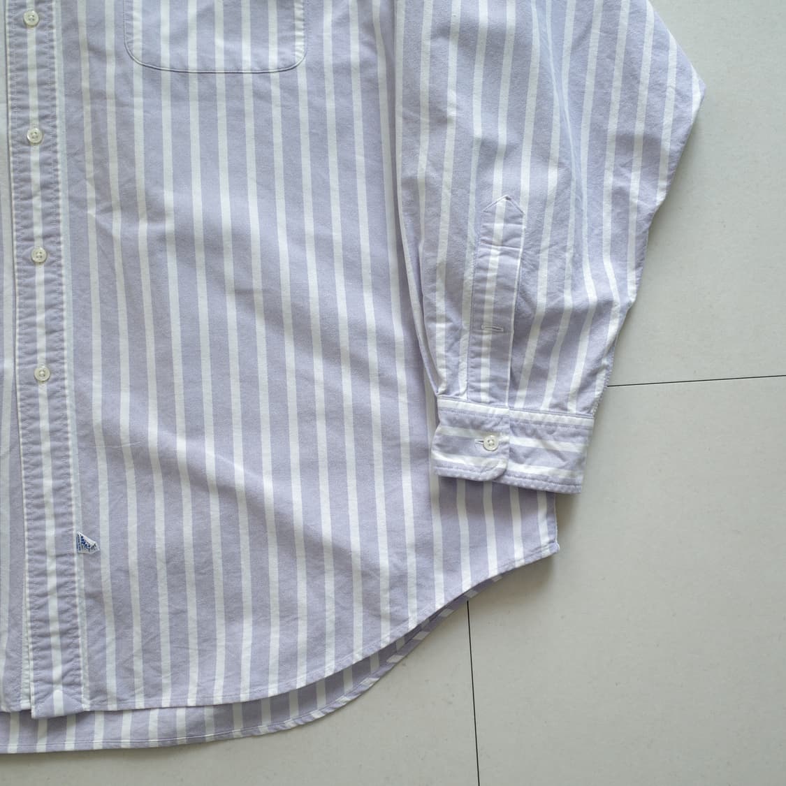 90s 폴로 랄프로렌 빅셔츠 The Big Shirt 스트라이프 XXL 상품이미지5