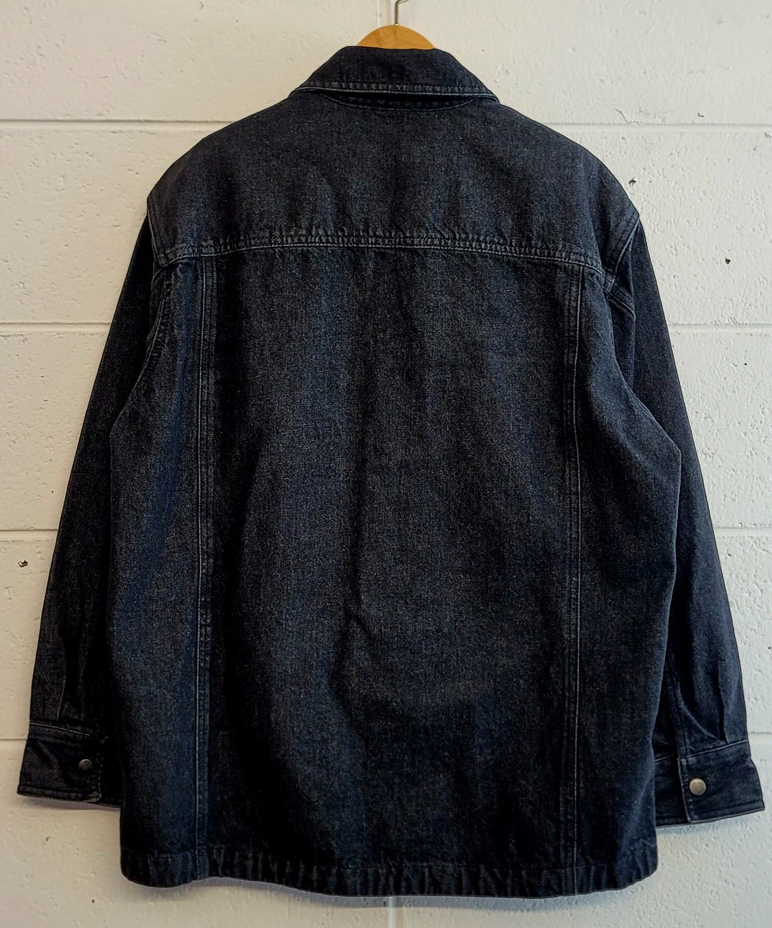 프로젝트엠 블랙데님 셔츠형자켓(셔켓) 판매 상품이미지2