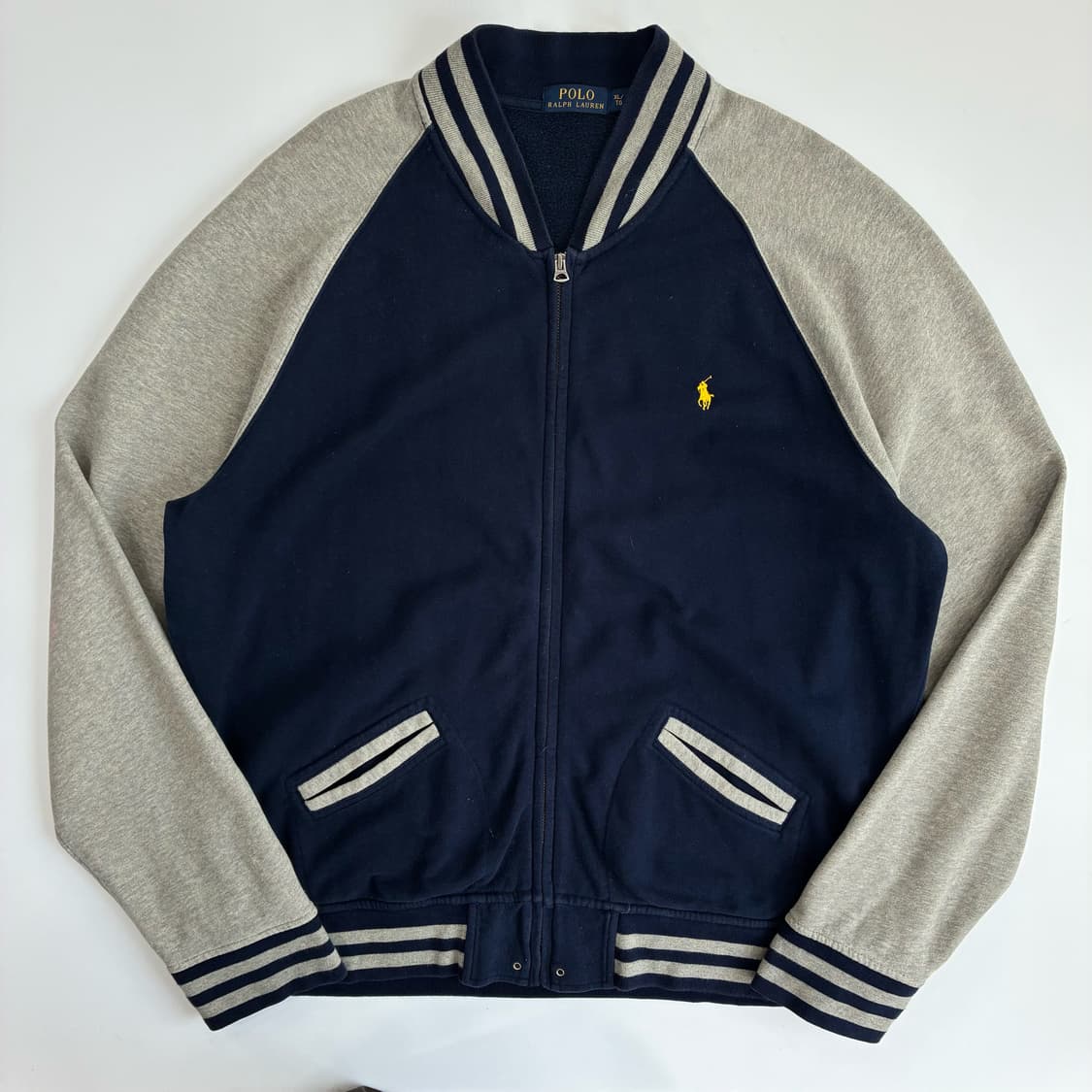 Polo  폴로 랄프로렌 자수 바시티 집업  상품이미지1