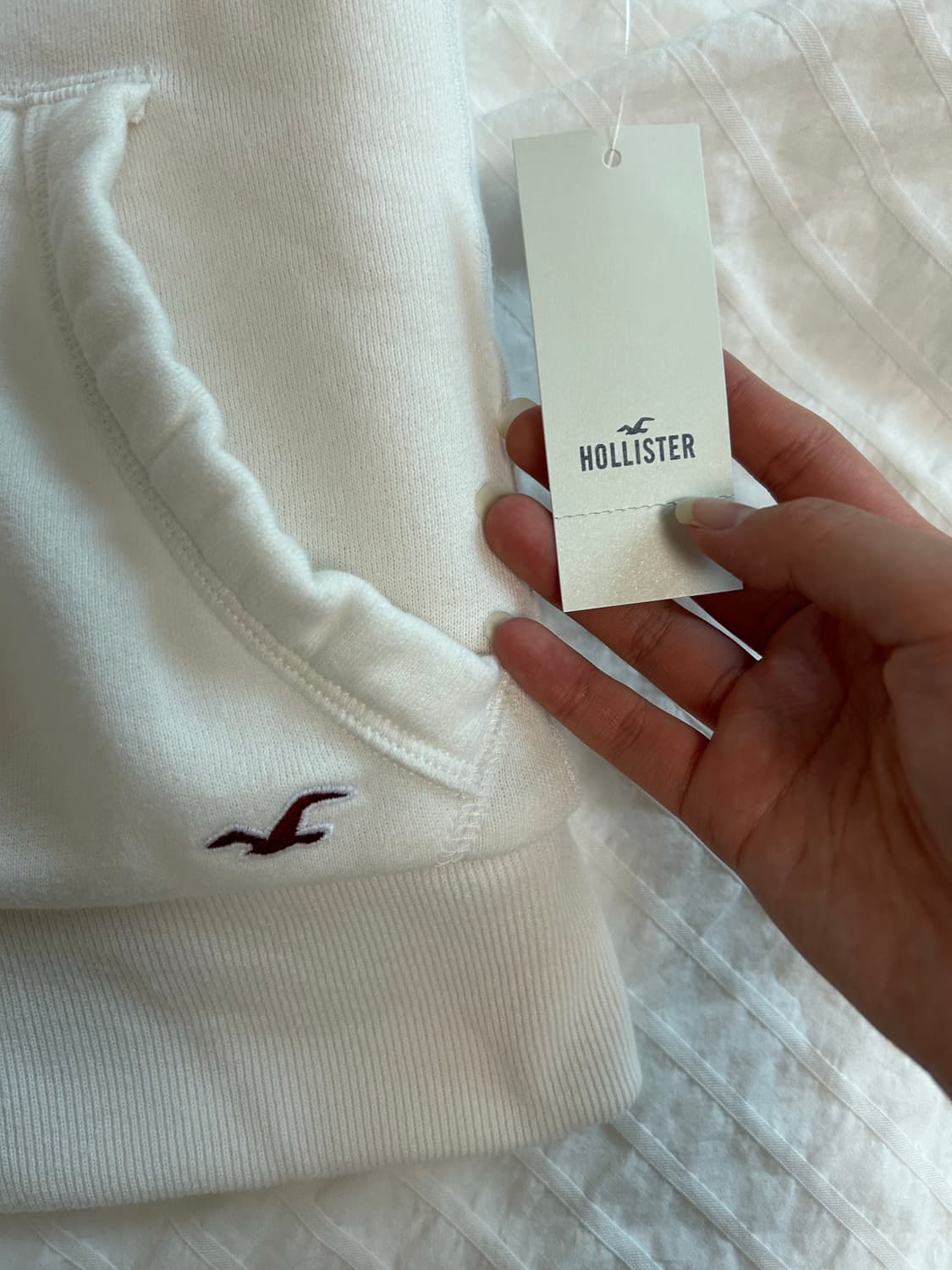 홀리스터 투웨이 지퍼 기모 후드집업 xs사이즈 상품이미지2