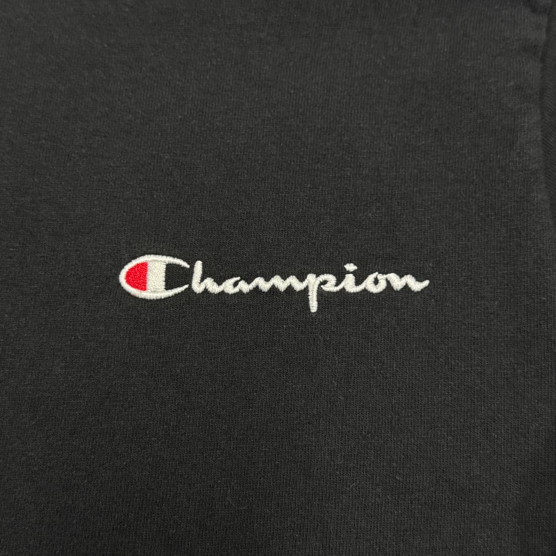 챔피온 자수 블랙 롱슬리브 L 상품이미지3