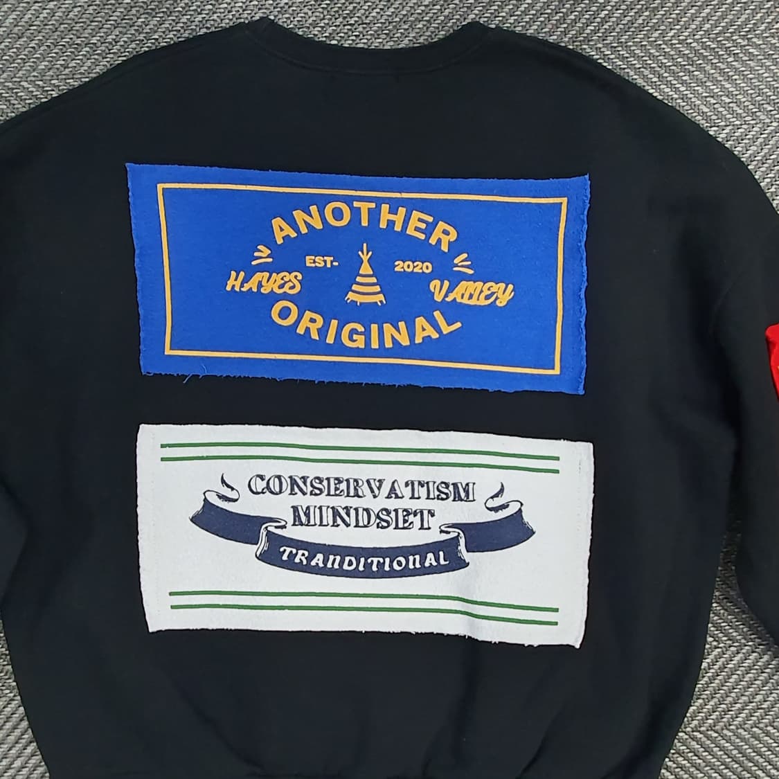 멋진 오버핏 기모 맨투맨 남자105 상품이미지5