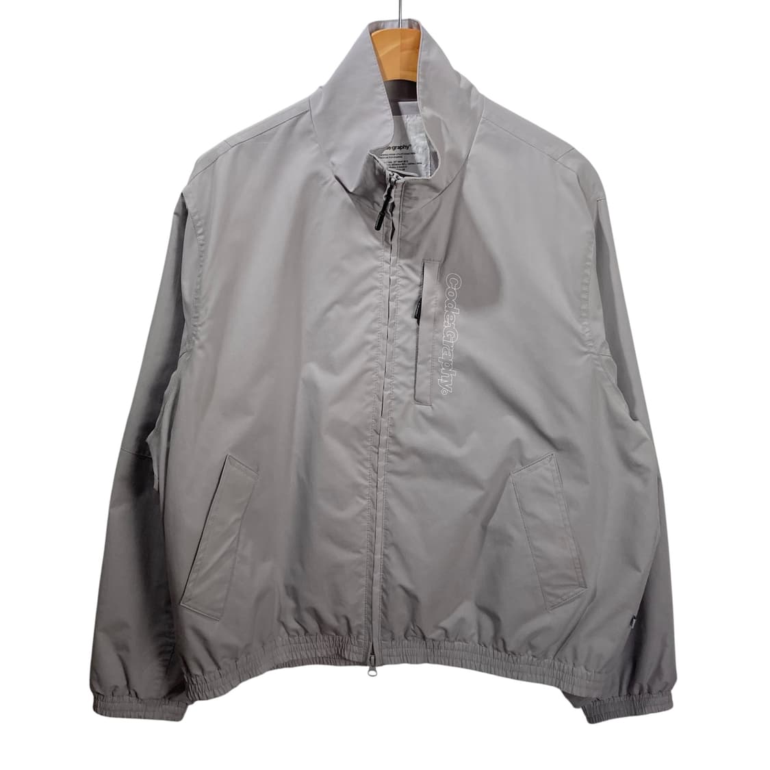 코드그라피 연그레이 투웨이 바람막이 상품이미지2