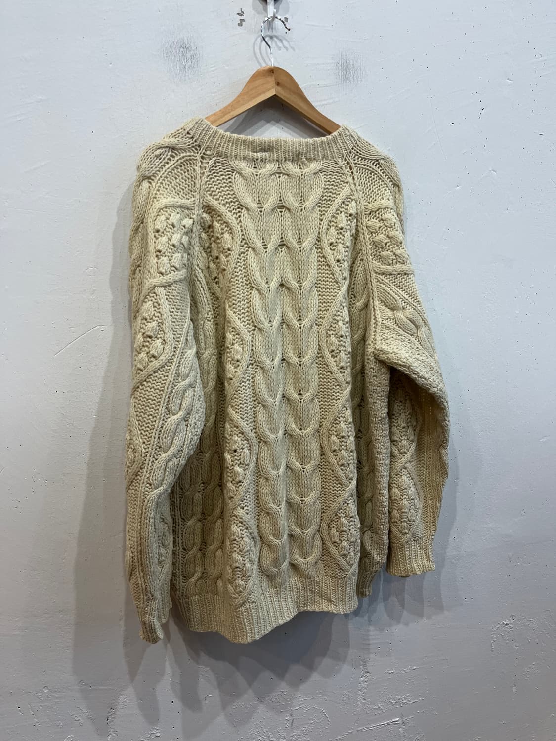 SKKONE 퓨어울 피셔맨 니트 스웨터  상품이미지5