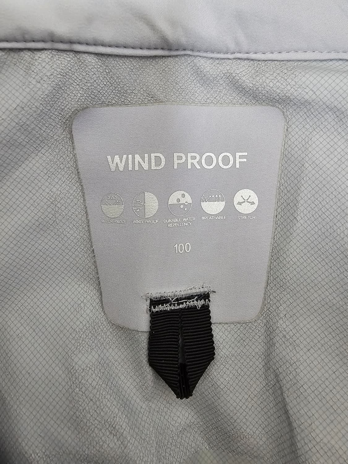PING 핑 바람막이 후드 자켓 그레이 100 상품이미지3