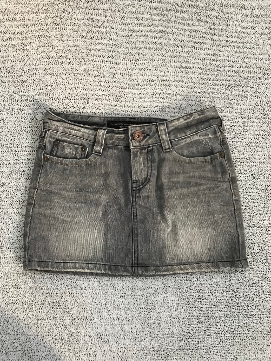 흑청 미니 스커트 상품이미지1