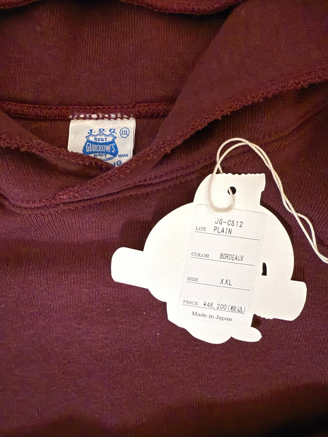 웨어하우스 John Gluckow 더블페이스 후디 상품이미지3