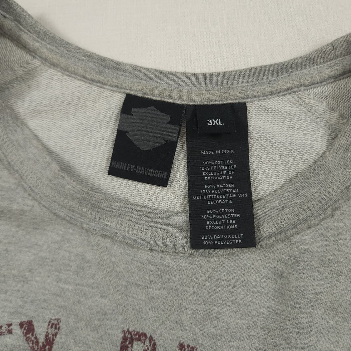 3XL(115) 할리 데이비슨 크루넥 맨투맨 상품이미지3