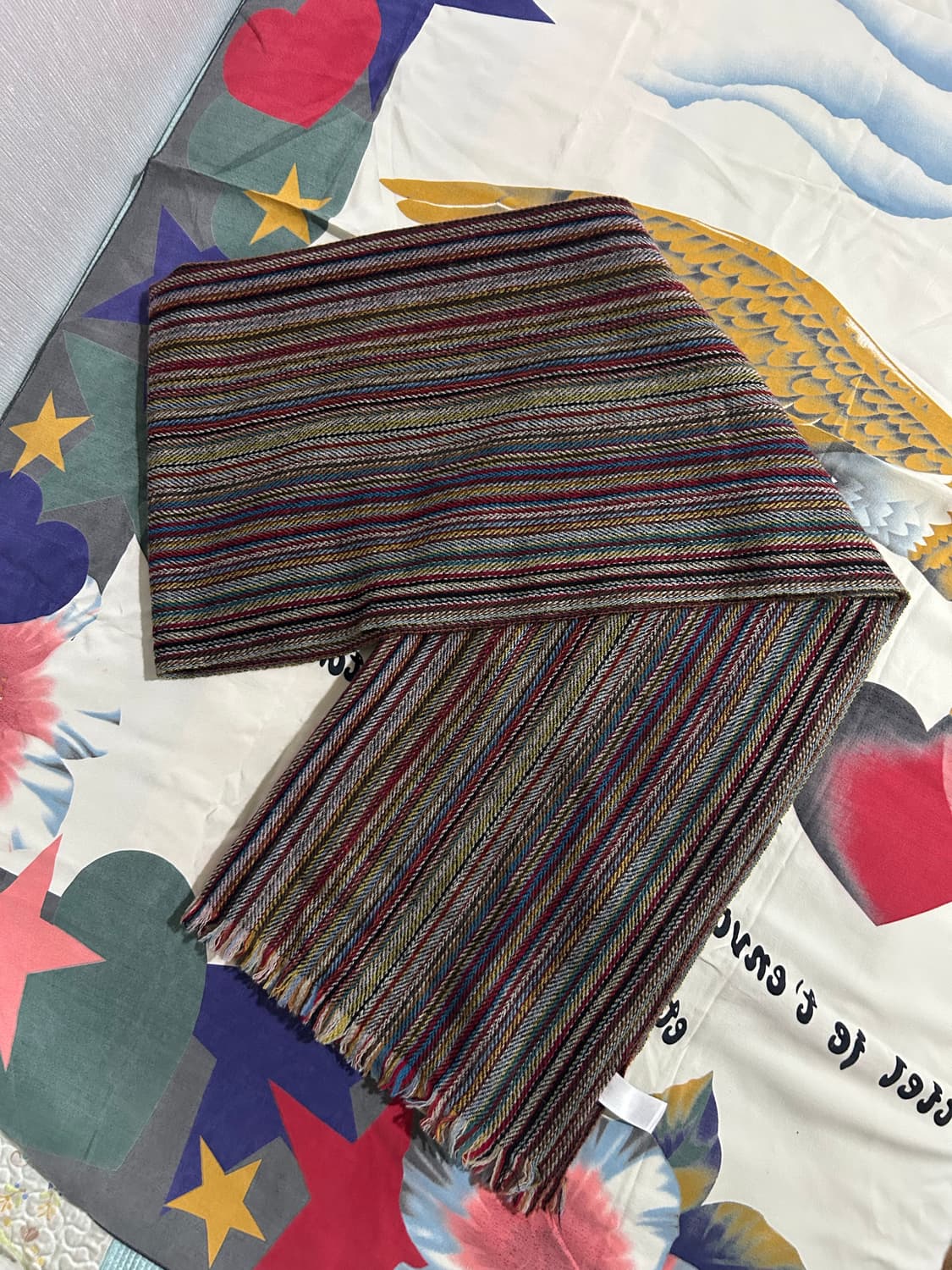 폴 스미스 램스울 스트라이프 머플러 상품이미지3