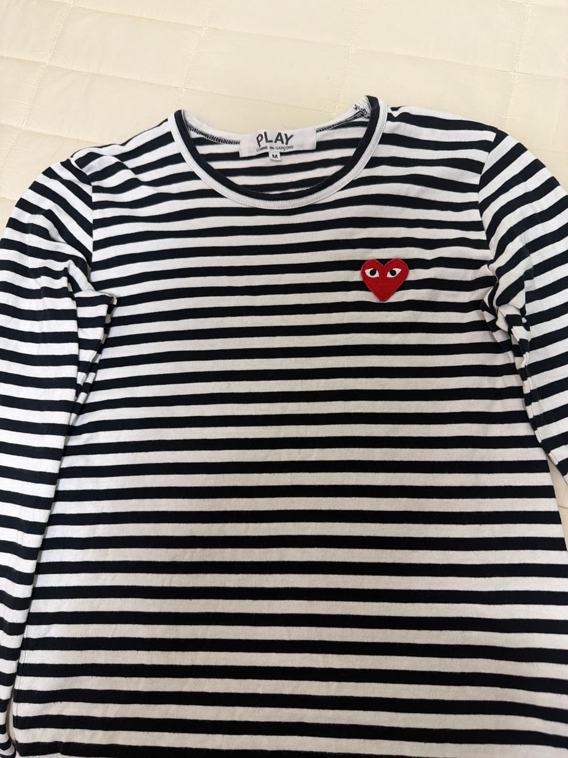 꼼데가르송 롱슬리브 검정 상품이미지1